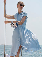 22 Momme Stretch Silk Dress GOELIA