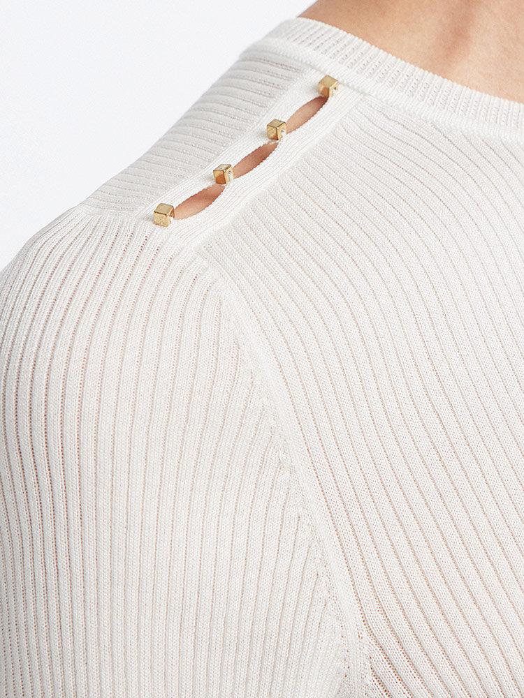 Nude Basic Knitted Sweater GOELIA