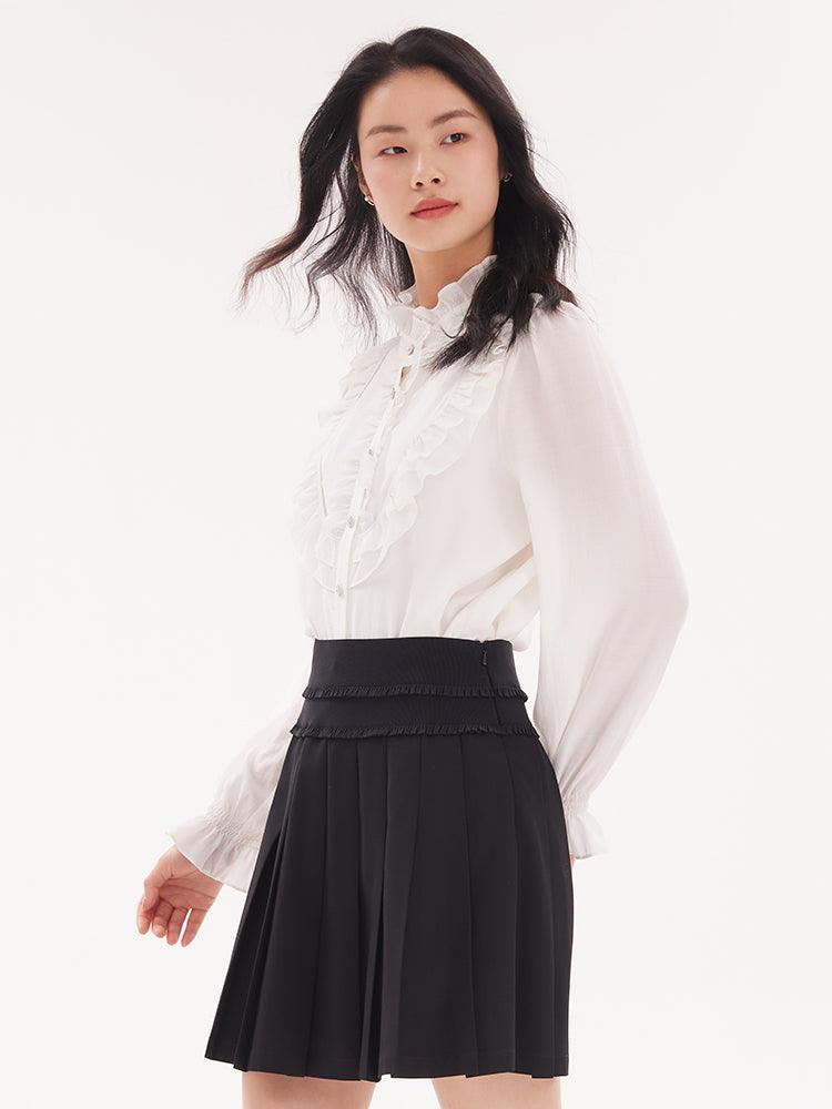 Preppy Pleated Skirt GOELIA