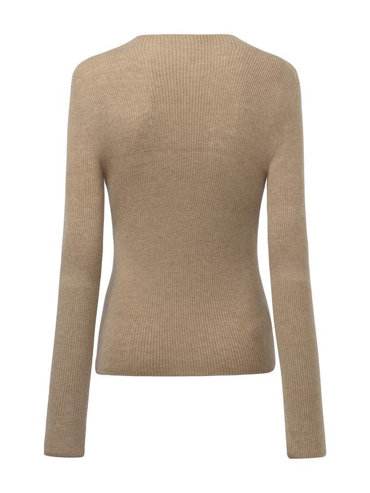 Machine Washable Wool Seamless Sweater GOELIA