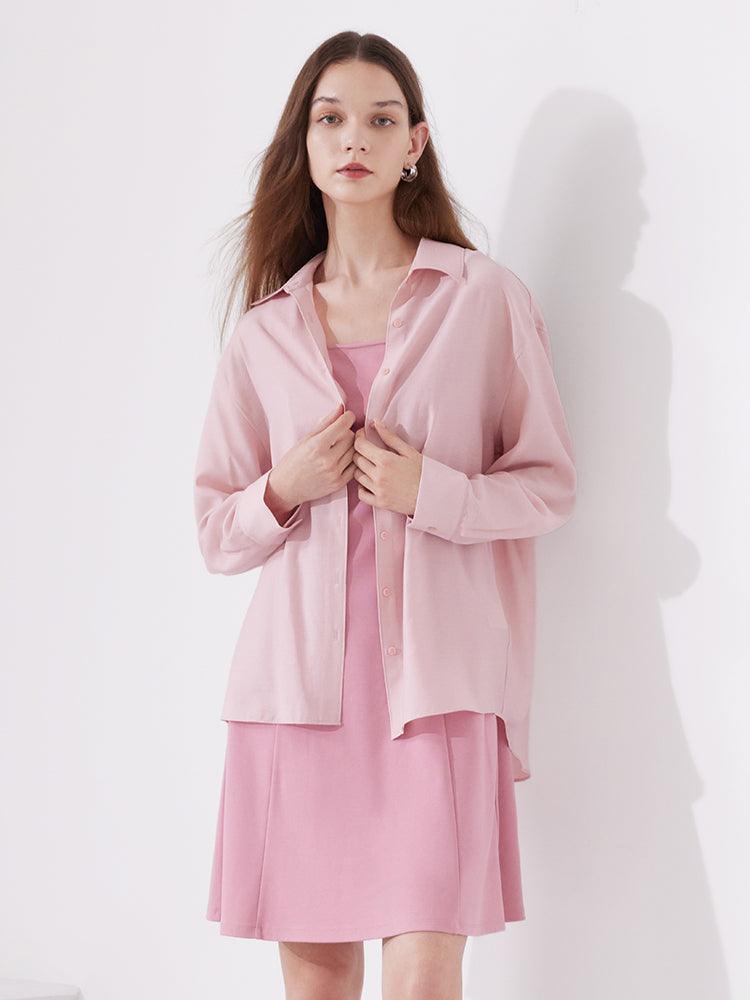 Pink Vest Dress&Shirt Suit GOELIA