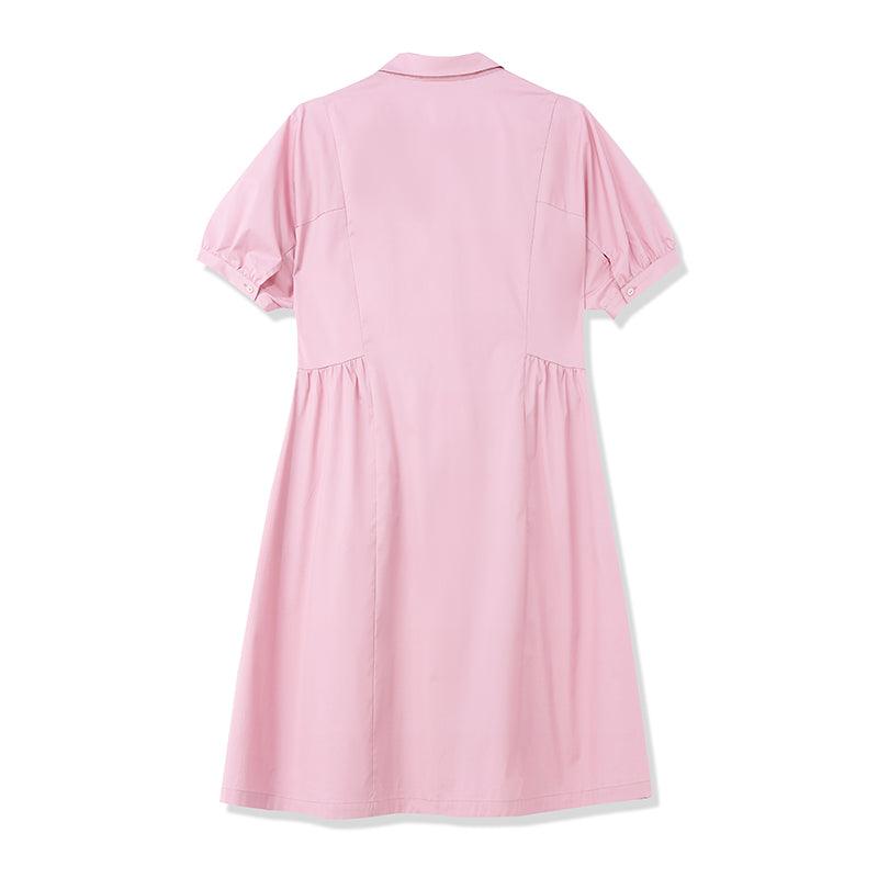 Cotton Waist-skimming Dress GOELIA