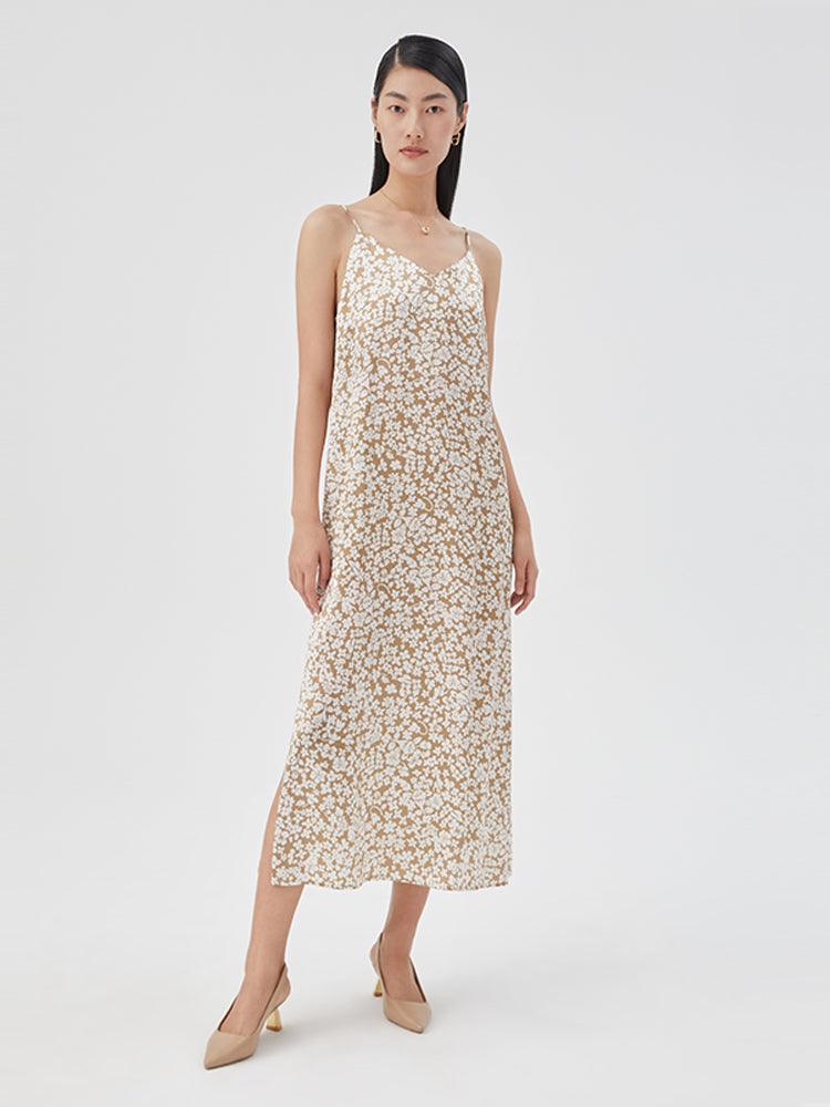 Acetate Printed Slip Dress GOELIA