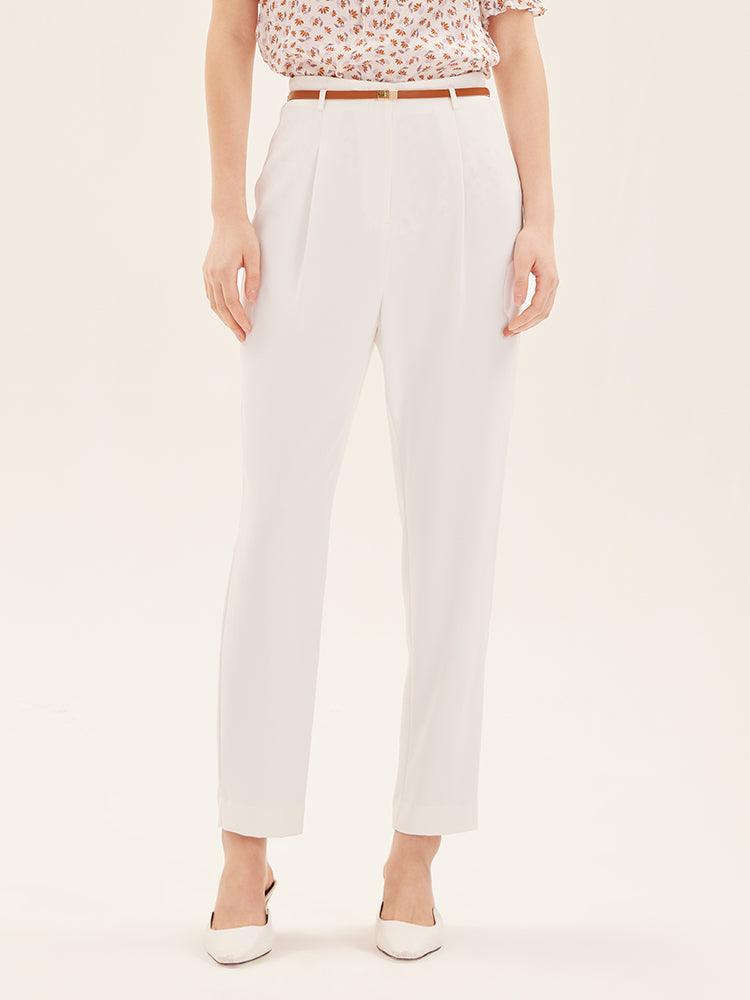 Tapered Pants With Belt GOELIA