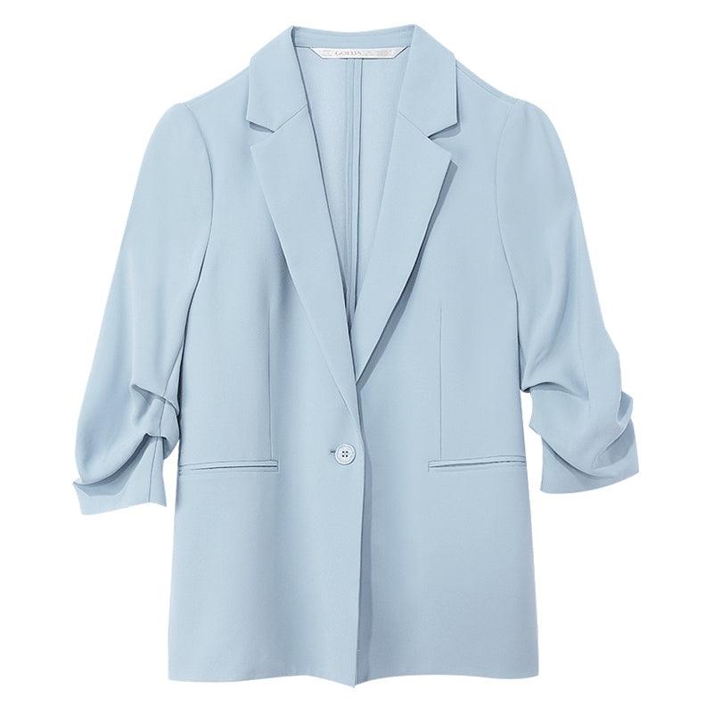 Minimalist One-Button Blazer GOELIA