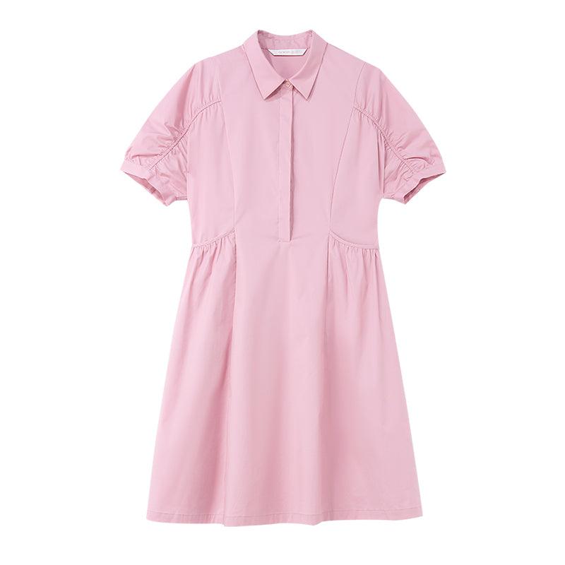 Cotton Waist-skimming Dress GOELIA