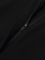 Black Straight Full Length Pants GOELIA