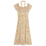 Ruffle Floral Maxi Dress GOELIA