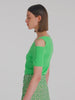 10 Momme Green Silk Blouse