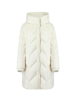 Mid-Length Cocoon Shape Goose Down Garment GOELIA