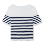 Blue And White Striped Skinny Jersey GOELIA