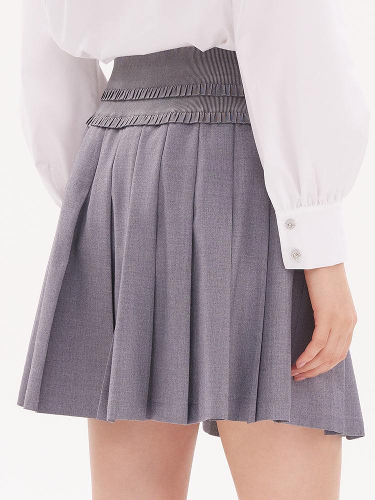 Preppy Pleated Skirt GOELIA