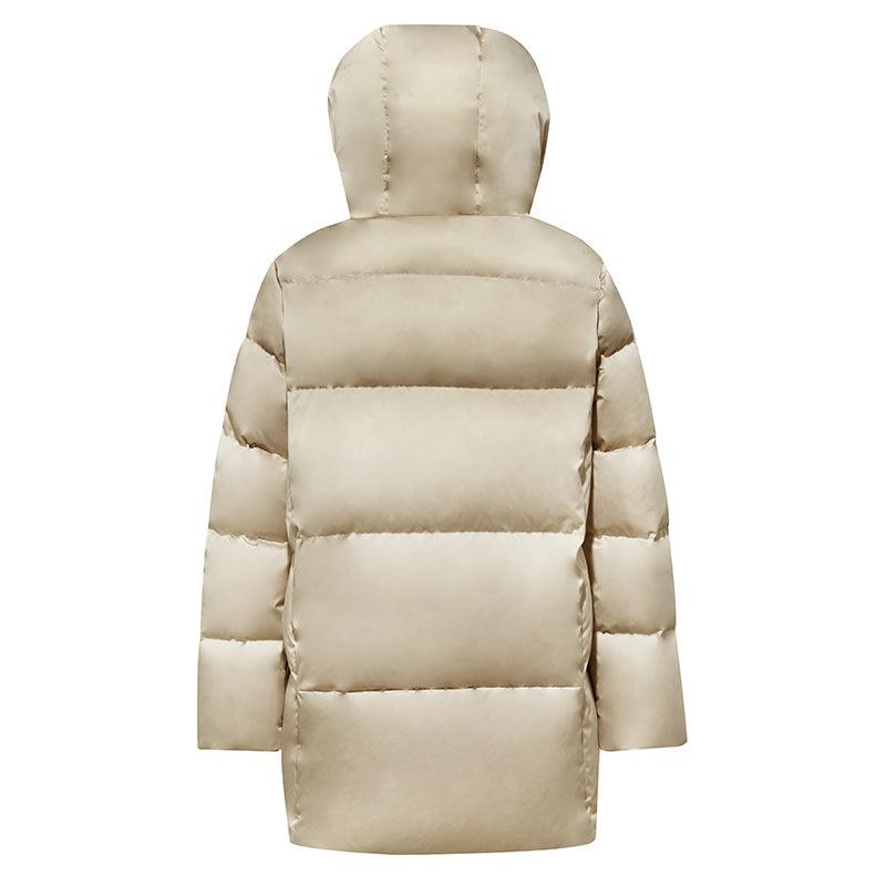 Cocoon Hooded Goose Down Jacket GOELIA