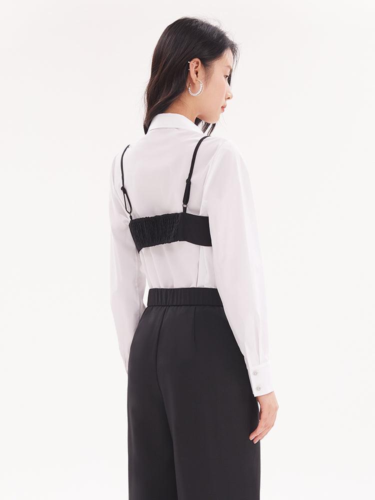 Bow Vest Two-piece Shirt GOELIA