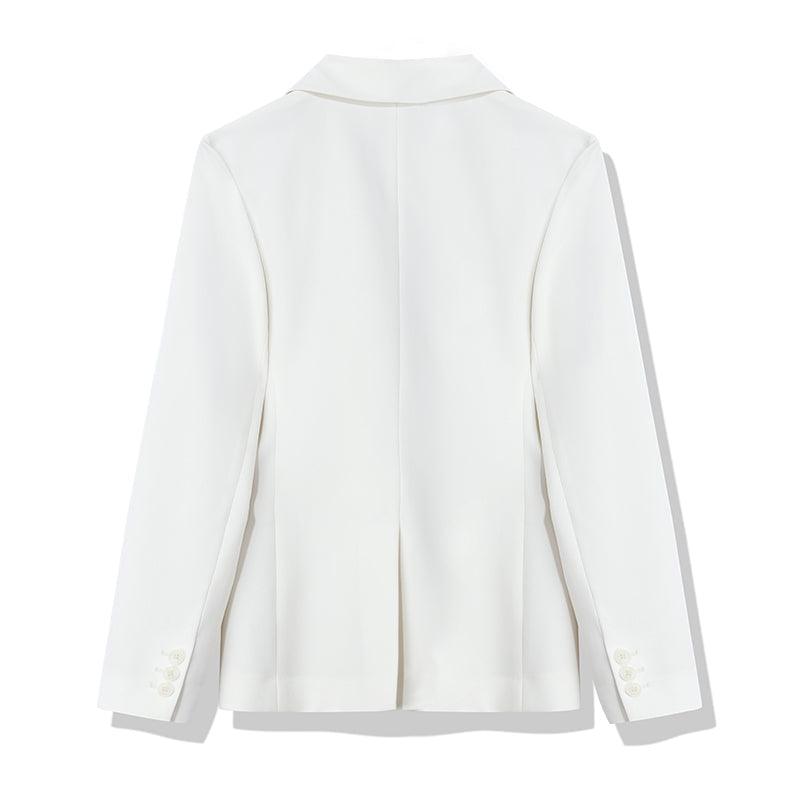 White Slim Blazer GOELIA