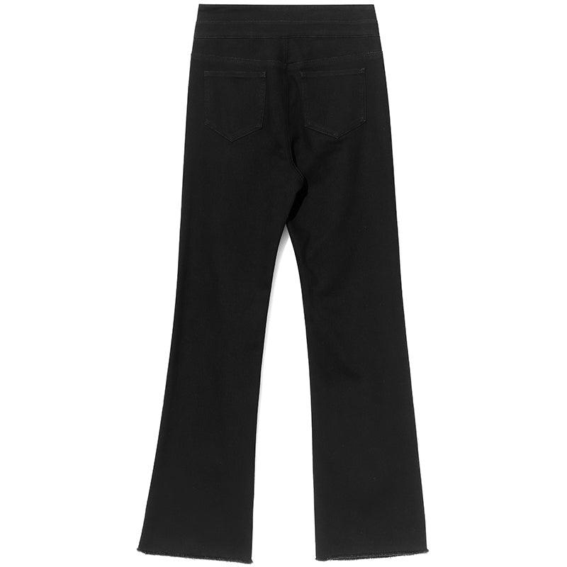 Slim Fit Flared Pants GOELIA