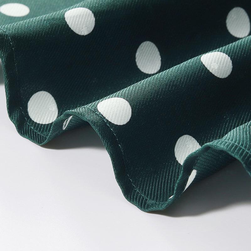 16 MM Pure Silk Polka Dots Dress GOELIA