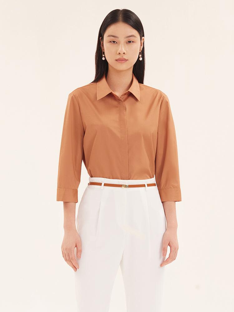 Cotton Slim Shirt GOELIA