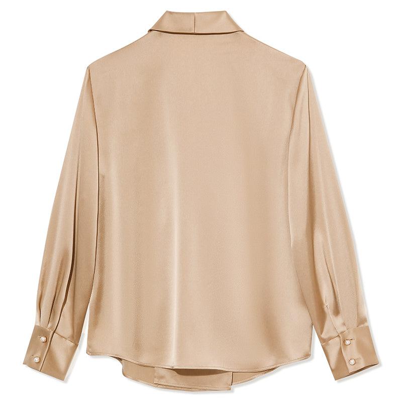 Triacetate French Long Sleeve Shirt GOELIA