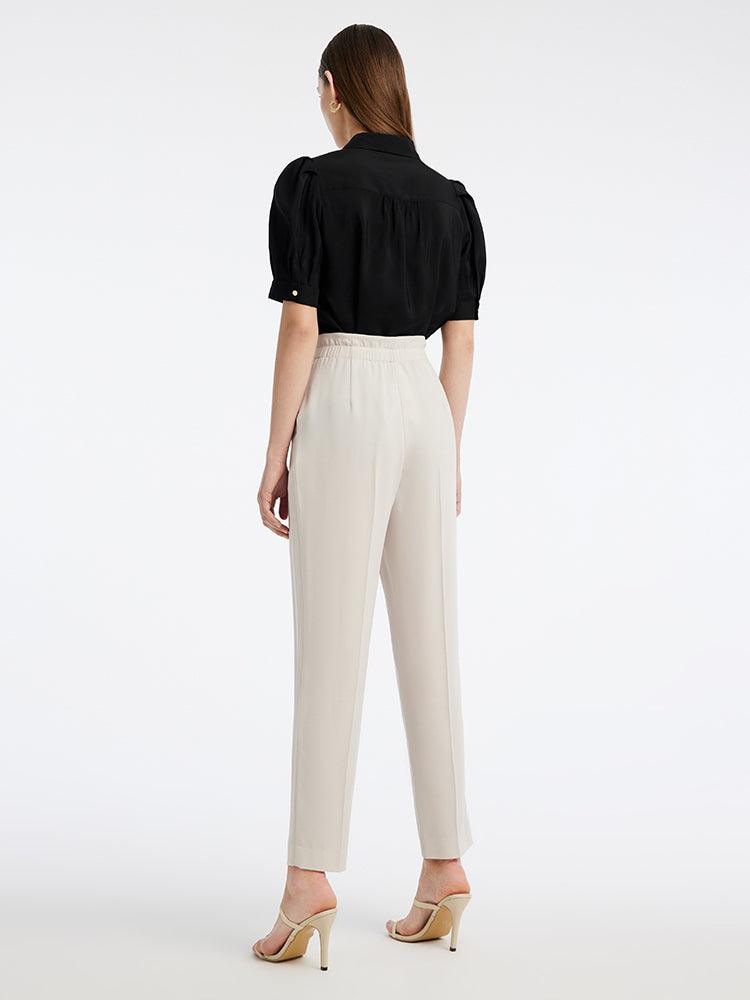 High-waisted Pipe Pants GOELIA