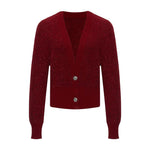 Tencel And Wool Cropped Cardigan GOELIA