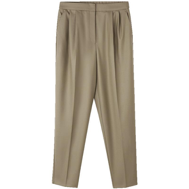 Worsted Wool Tapered Pants GOELIA