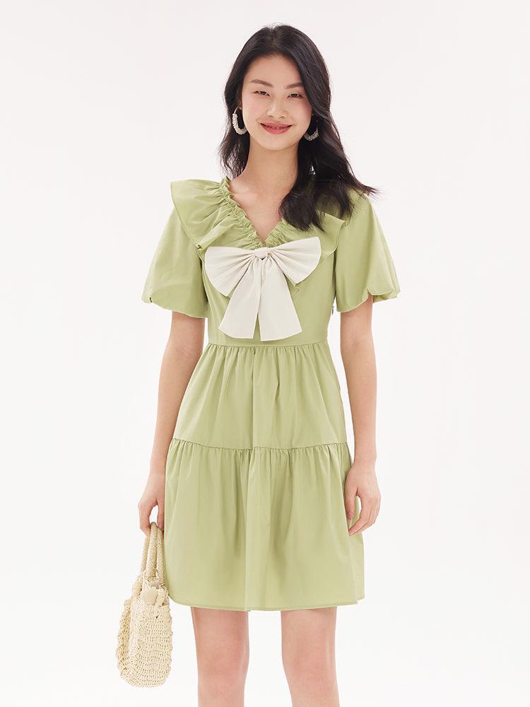 Ruffle Collar Princess dress (with bowknot) GOELIA