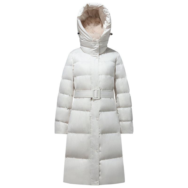 Fox Fur Silm-Fit Goose Down Coat GOELIA