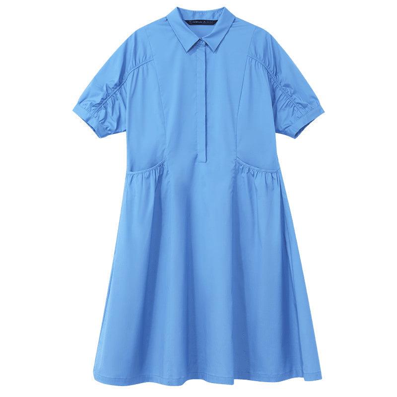 Cotton Waist-skimming Dress GOELIA