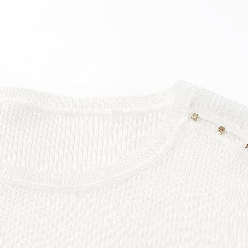 Nude Basic Knitted Sweater GOELIA