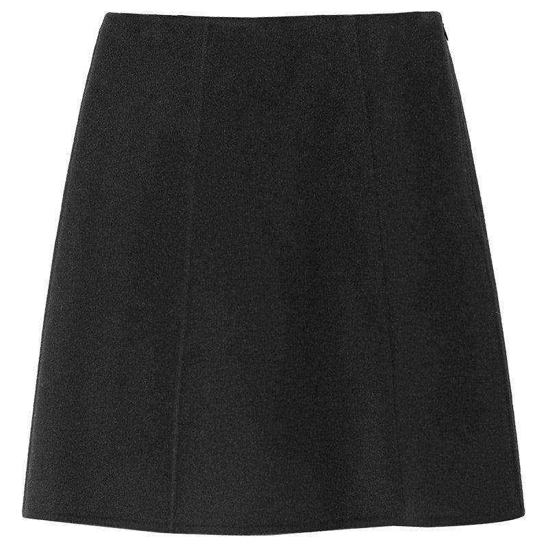 Tencel&Wool Knee-Length Skirt GOELIA