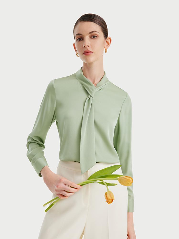 22 Momme Silk Flutter Shirt