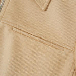 Short Faux Suede Jacket GOELIA