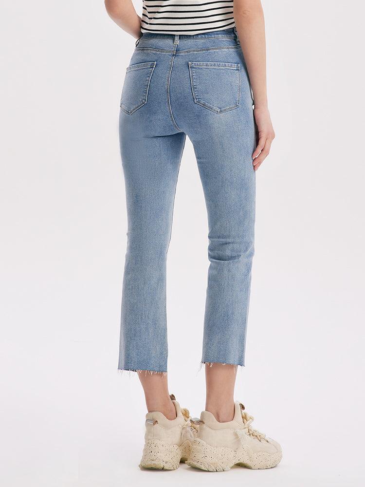 Stretchy Flared Jeans GOELIA