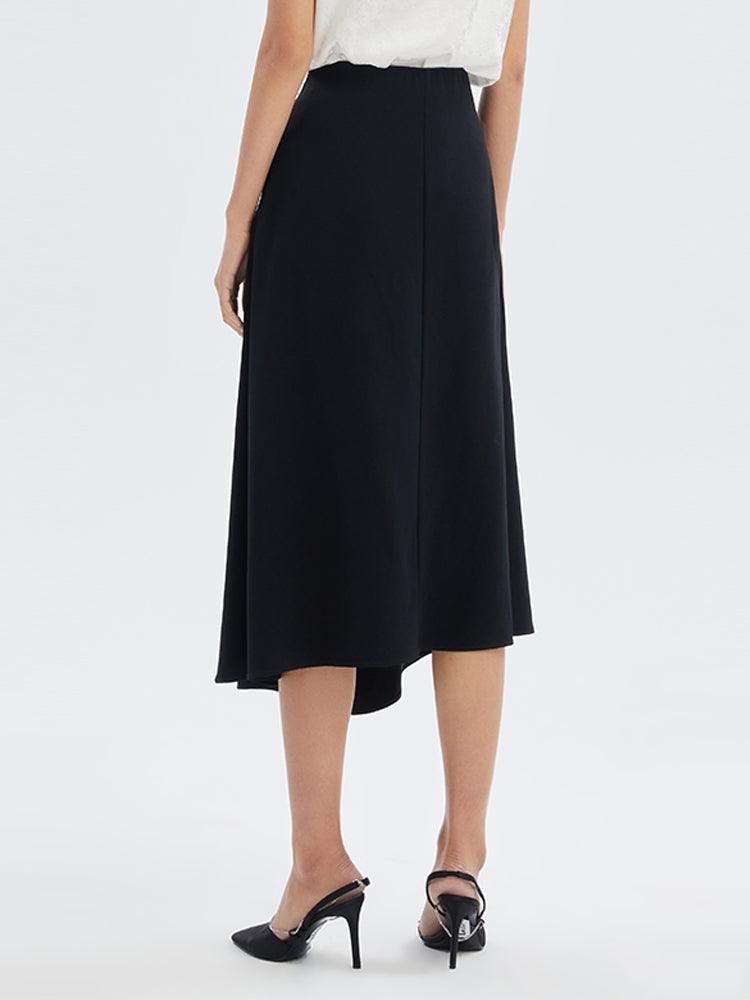 Mid-Calf Triacetate Skirt GOELIA