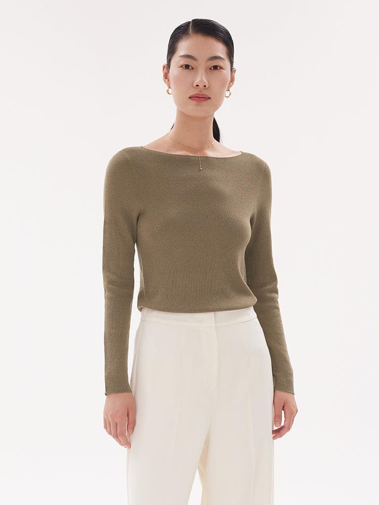 Mulberry Slik Seamless Sweater GOELIA