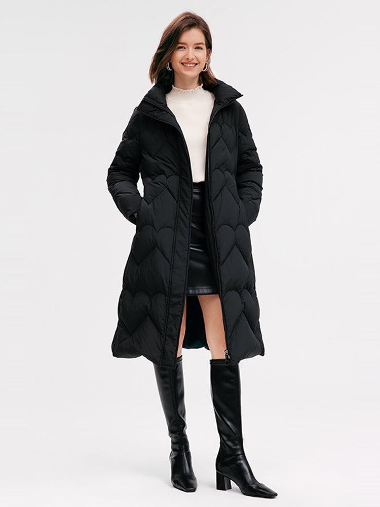 Slim Long Goose Down Coat??With Purse?????¨¬?o? GOELIA