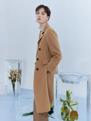 Cashmere Double Woolen Coat GOELIA