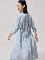 Silk Shirt-Style Dress GOELIA