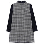 100% Woolen houndstooth Dress GOELIA