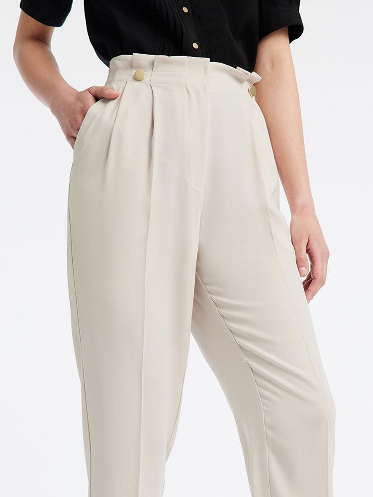 High-waisted Pipe Pants GOELIA