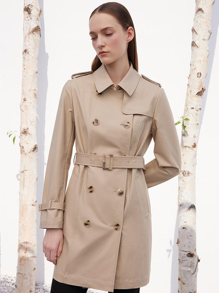 Classic Double-Breasted Trench-Coat GOELIA