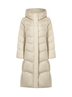 Hooded Long Goose Down Garment GOELIA