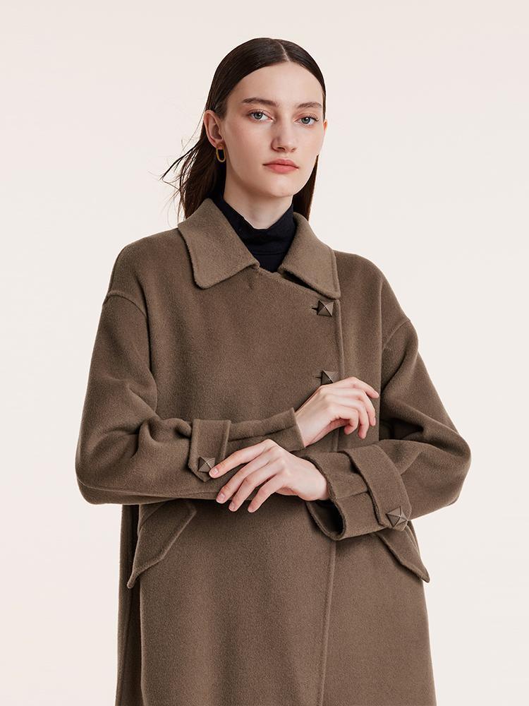 Tencel Woolen Double-Faced Coat GOELIA