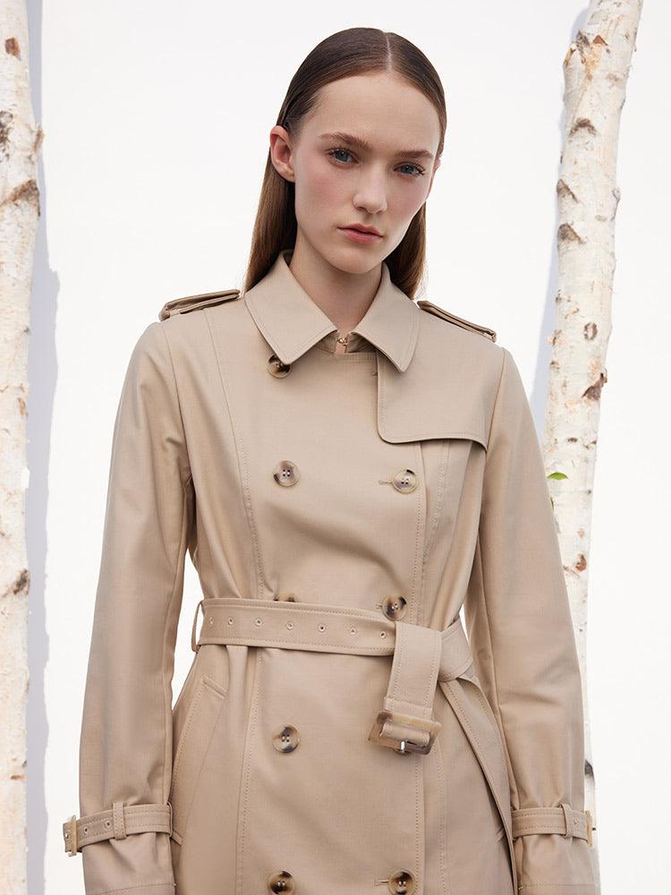 Classic Double-Breasted Trench-Coat GOELIA