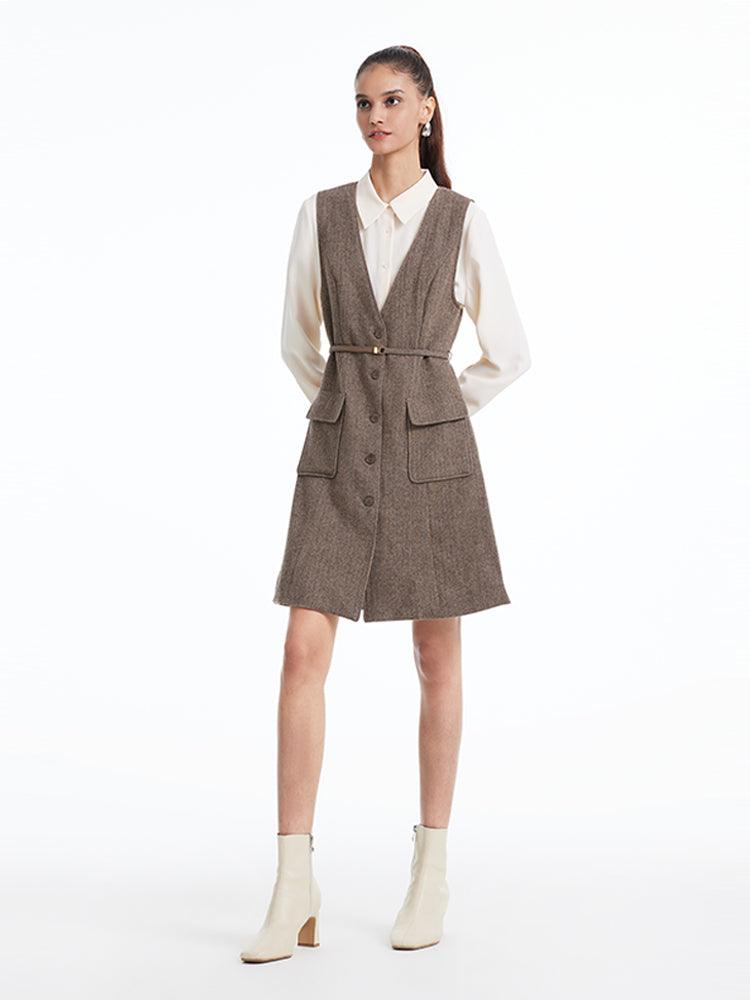 Washable Wool Two-piece Suit GOELIA