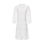 White Acetate Hollow Dress GOELIA
