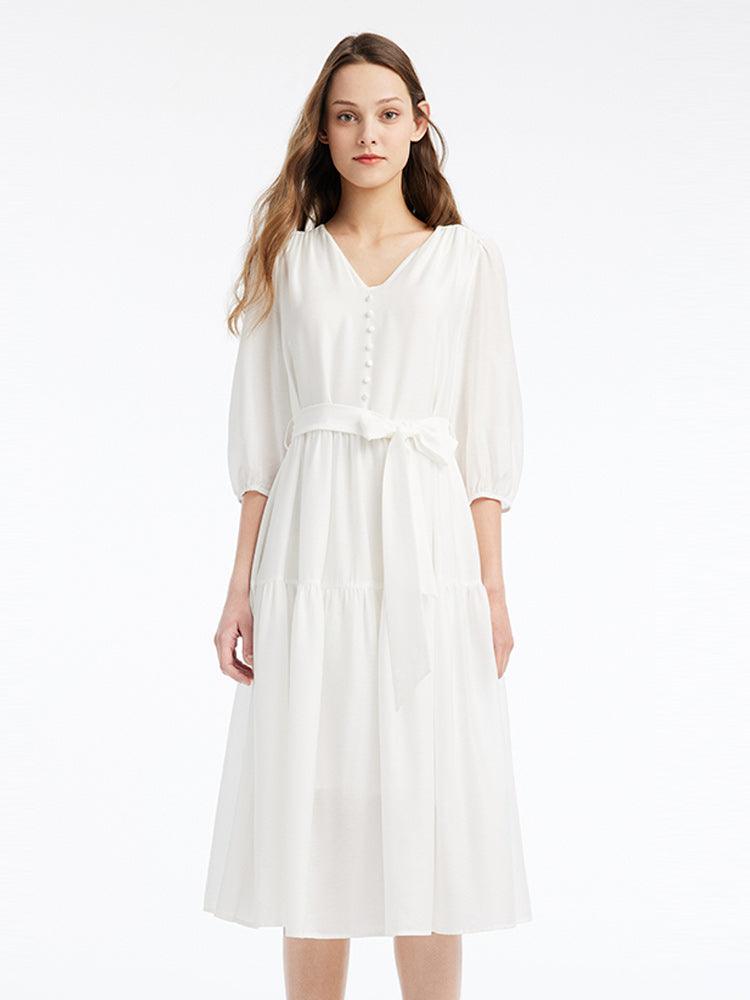 Acetate Ankle-Length Dress GOELIA