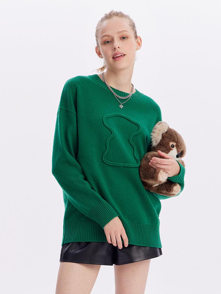 Cartoon Embroideried Woolen Sweater GOELIA