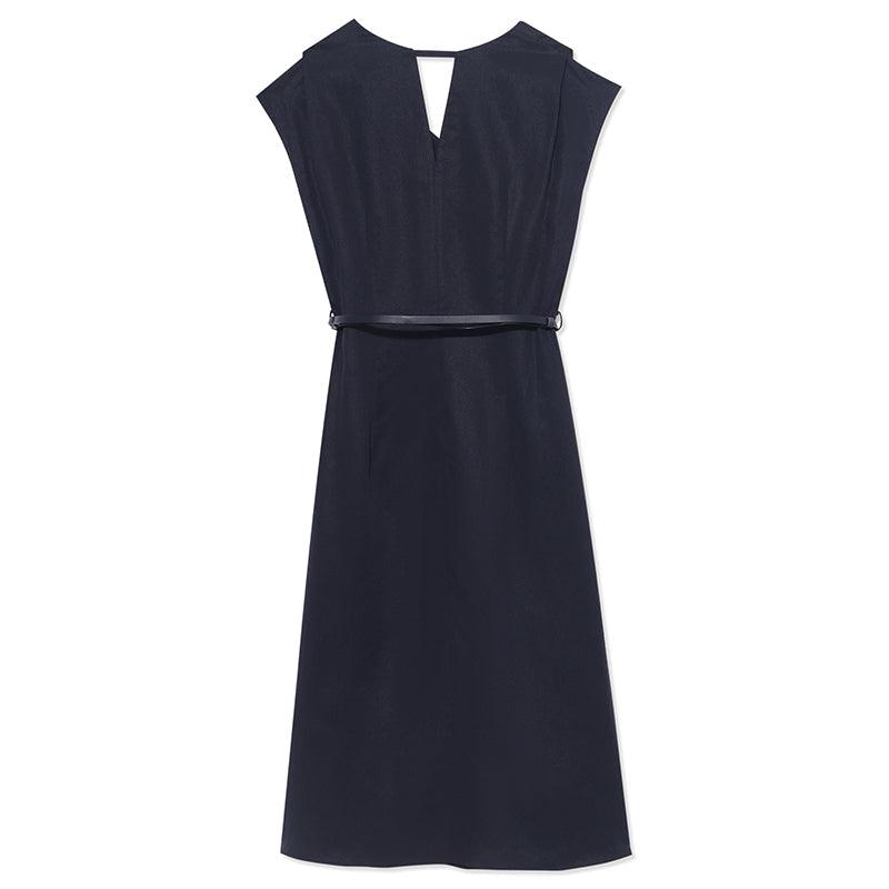 V-neck Tencel Dress GOELIA